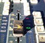 Spinne auf Fader